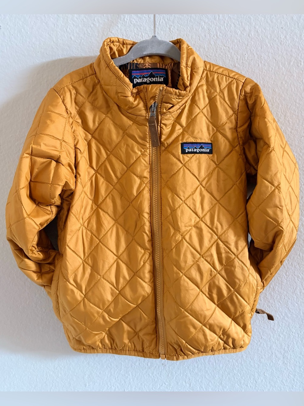 Patagonia Unisex Toddlers' Nano Puff Jacket | Mustard Yellow Gold | Size 4T